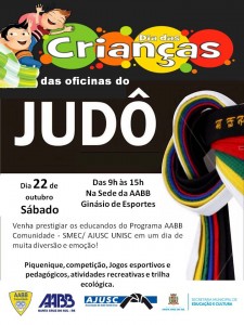 Convite judo piquenique Dia da Criança