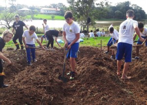 Iniciou no dia 08 de maio a parte prática do Projeto Plantando o Futuro, uma parceria da Universidade de Santa Cruz do Sul (UNISC) e do Programa AABB Comunidade.