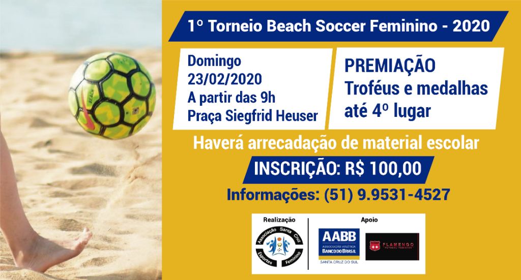 Campeonato feminino de Beach Soccer